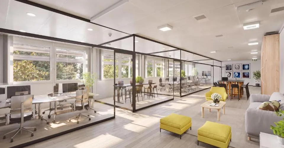 Surfaces administratives aux Charmilles