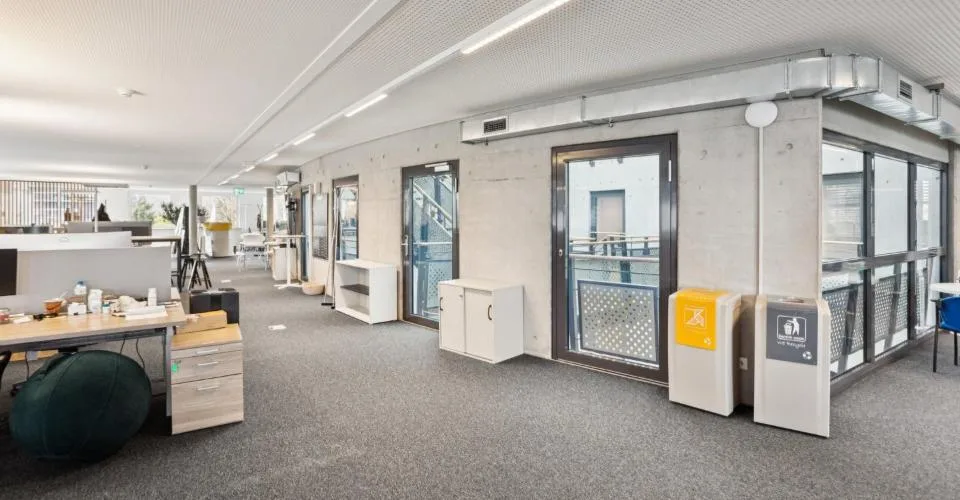 Bâtiment indépendant à louer avec services au sein d’un campus, quartier des nations à Genève.