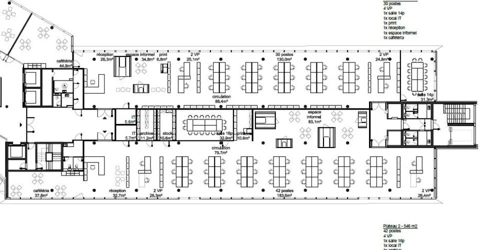 Bureaux premium à louer dans le secteur aéroport dans un asset tourné vers les services utilisateurs