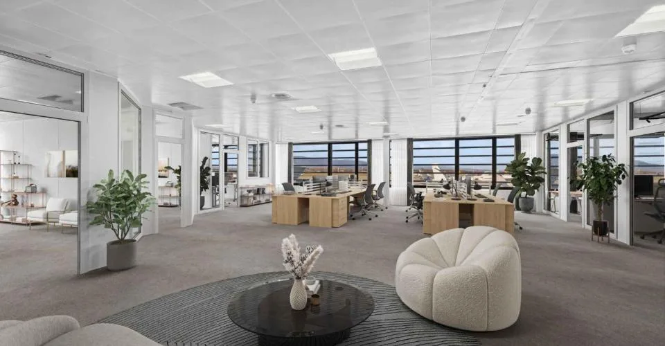 Meyrin - Aéroport - CHF 380.--m2-an - Bureaux d'environ 293m2