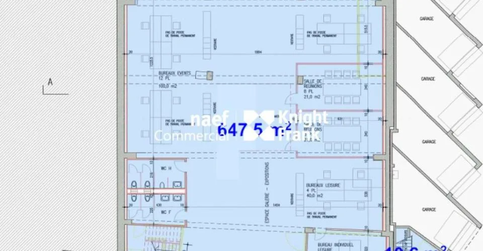 Hypercentre - Surface de 1'351 m² sur deux niveaux
