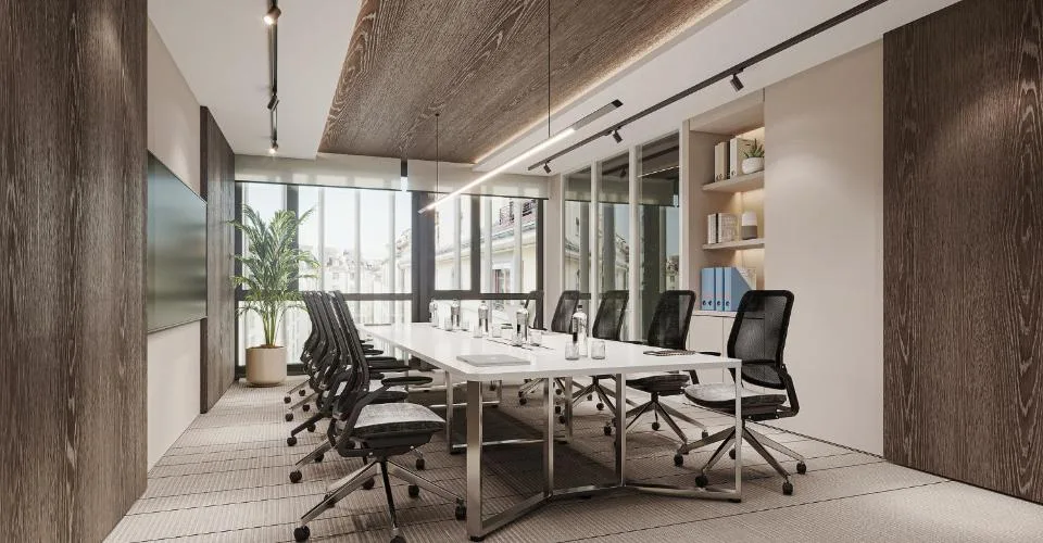 Rive 10 - Bureaux lumineux en étage élevé Rue de Rive