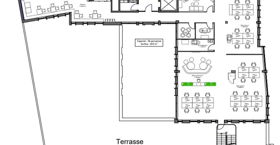 Surfaces de bureaux à louer secteur Acacias à Genève