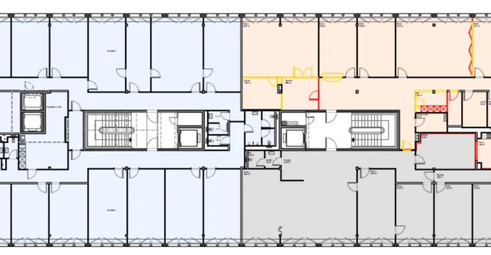 Bureaux de 484m2 lumineux à proximité de l'aéroport et de la Place des Nations