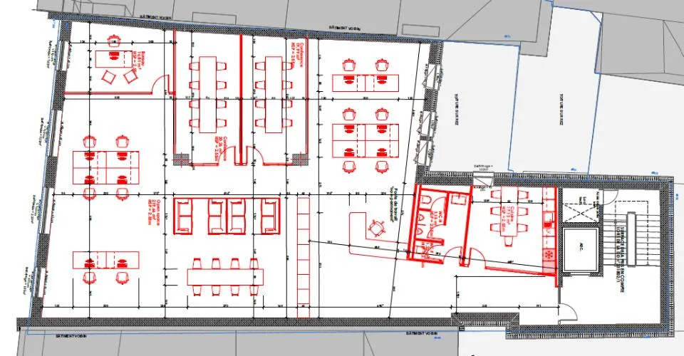 Bureaux aménagés à l'état neuf au sein d'un immeuble rénové - Genève hypercentre