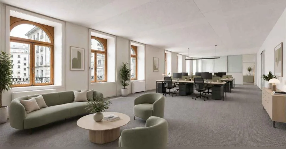 Gare Cornavin - CHF 561.--m2-an - Bureau au 2ème étage de 185m²