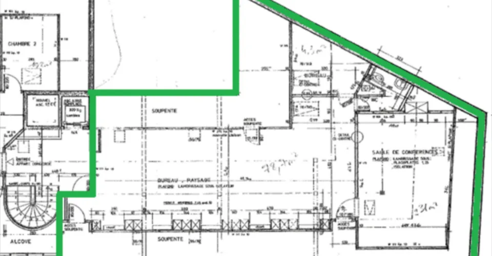 Gare Cornavin - CHF 410.--m2-an - Bureau au 5ème-6ème étage de 266m²