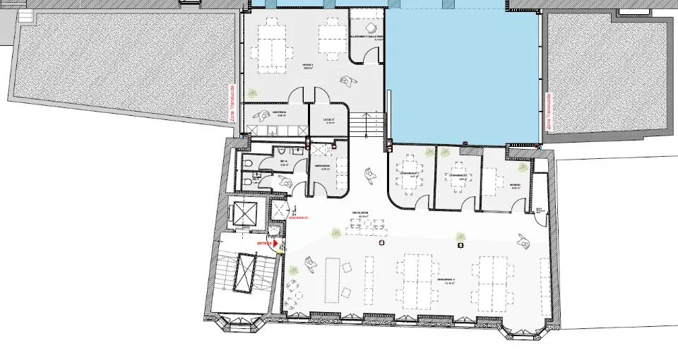Bureaux à louer dans un immeuble emblématique du centre-ville de Genève