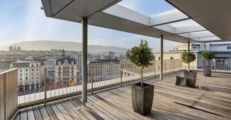 Bureaux de haut standing avec terrasse panoramique