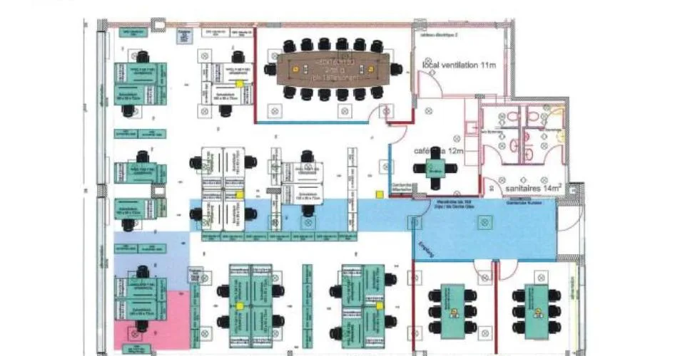 VERSOIX - Bureaux lumineux d'env. 262 m² ? Rez-de-chaussée