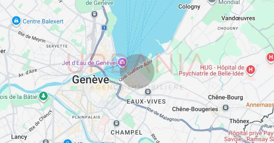 En exclusivité - SURFACE COMMERCIALE - BUREAUX – HYPER-CENTRE DES EAUX-VIVES