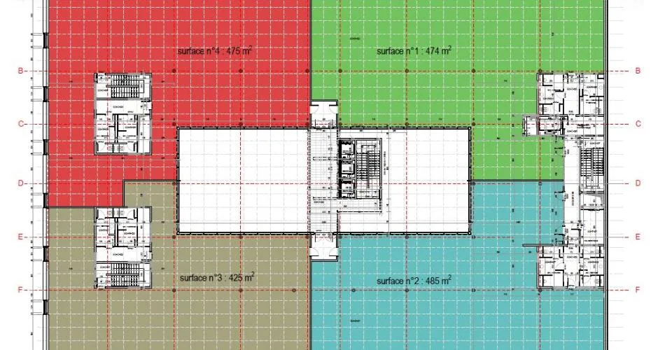 Surfaces mixtes à louer - Plan-les-Ouates - Dès 381 m2 - Immeuble moderne