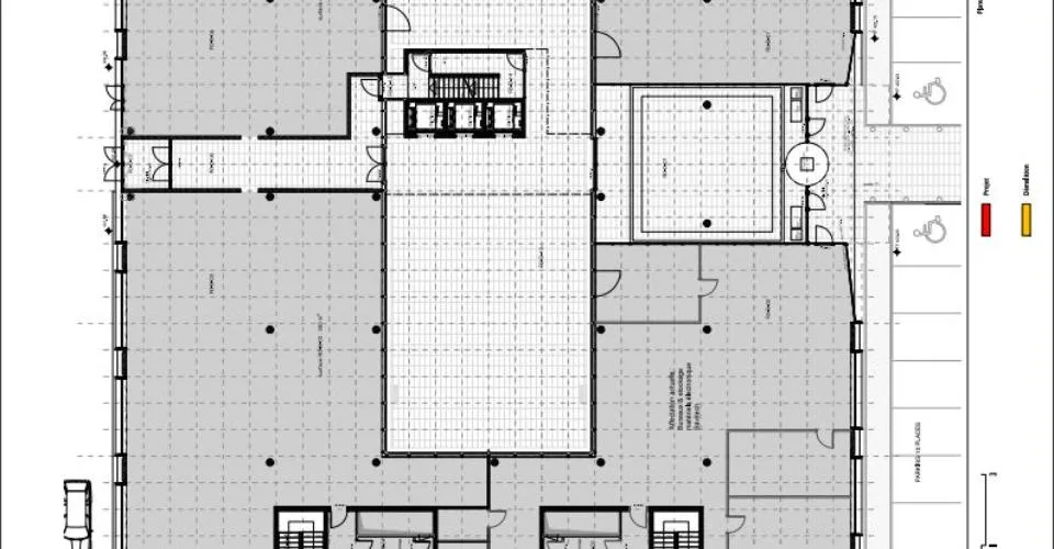 Surfaces mixtes à louer - Plan-les-Ouates - Dès 381 m2 - Immeuble moderne