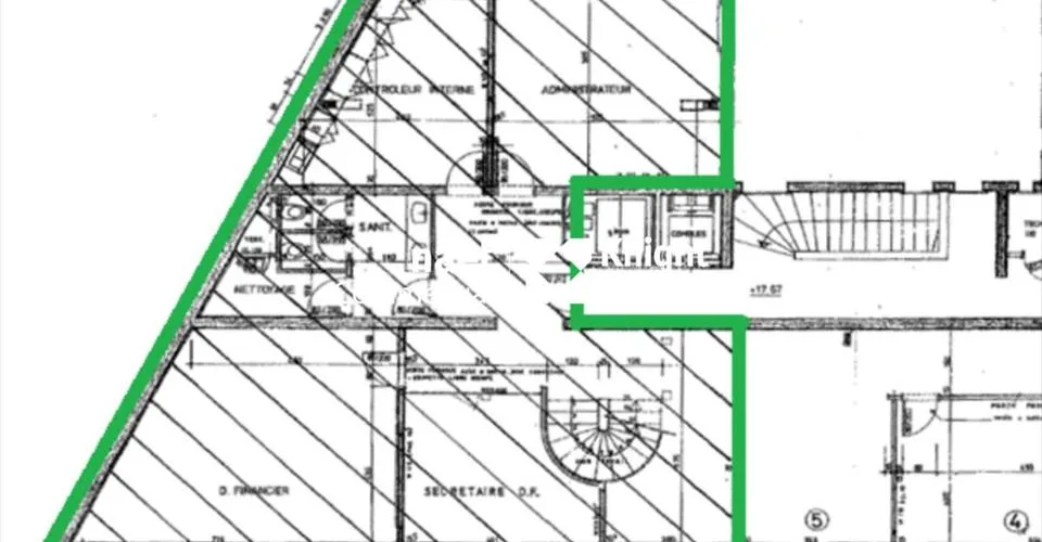 Chantepoulet - Bureau de 266m² aux derniers étages