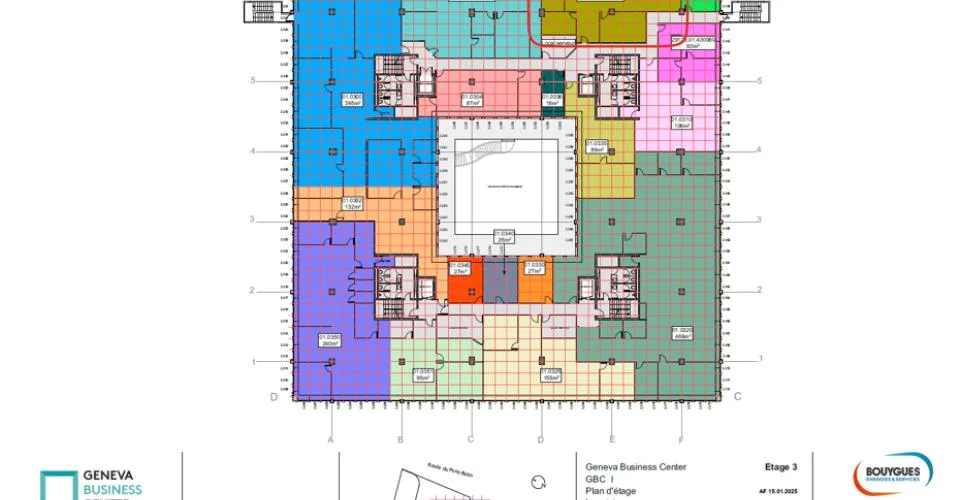 Bureaux efficient dans un immeuble avec services – Lancy