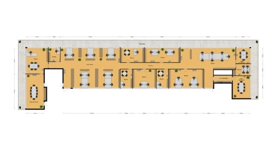 Magnifique espace de travail attique de 570m2 au coeur du Lignon