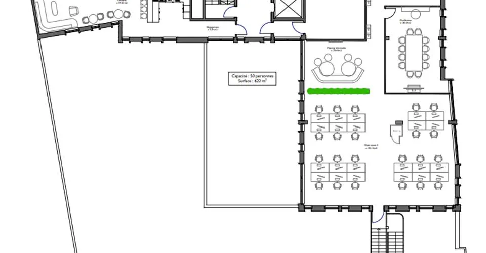 Surfaces de bureaux à louer secteur Acacias à Genève
