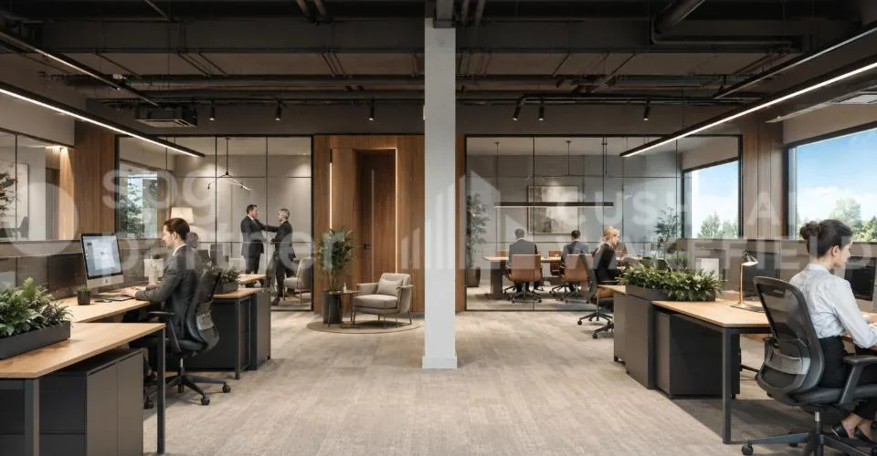Bureaux à louer 260 m² - neufs aménagés à Genthod