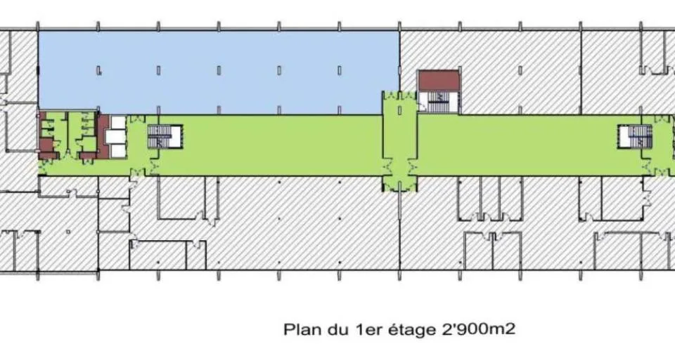 VERSOIX - 6'177m2 - CHF 250.--m2-an - Surfaces Administratives & Technologiques