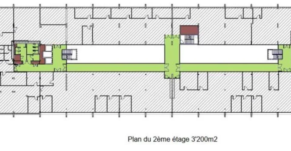 VERSOIX - 6'177m2 - CHF 250.--m2-an - Surfaces Administratives & Technologiques