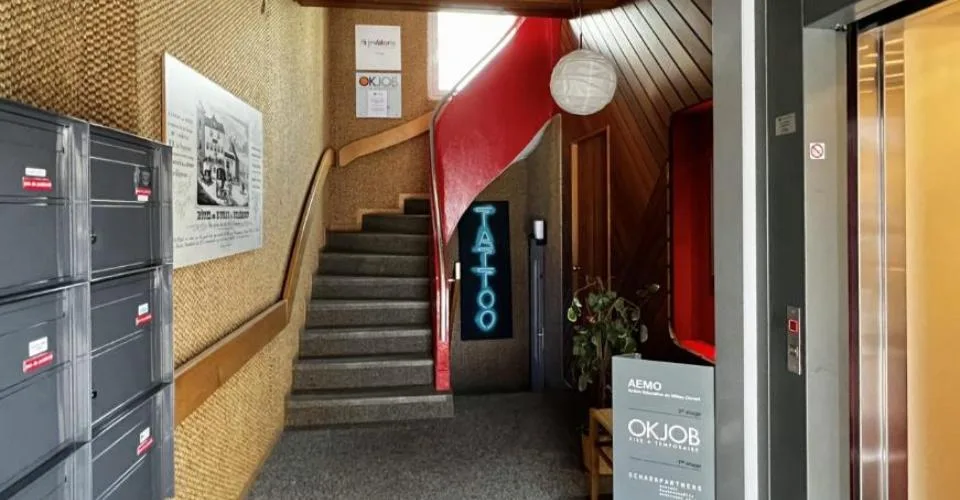 À louer à Delémont bureau de 6 pièces au 2ème étage