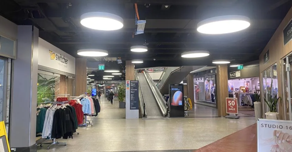 Des espaces commerciaux attrayants dans le centre commercial Shopping Seens, Winterthur