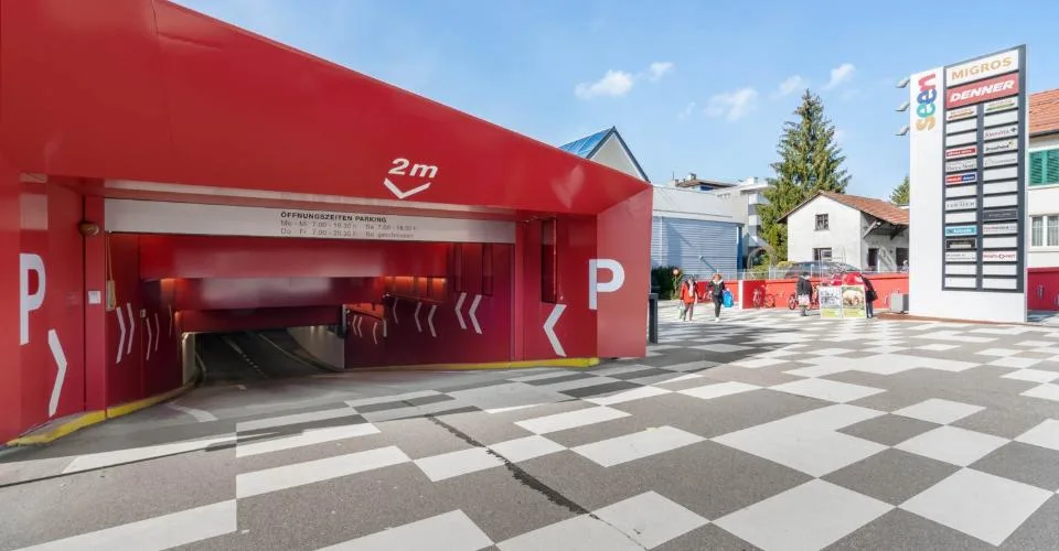 Des espaces commerciaux attrayants dans le centre commercial Shopping Seens, Winterthur