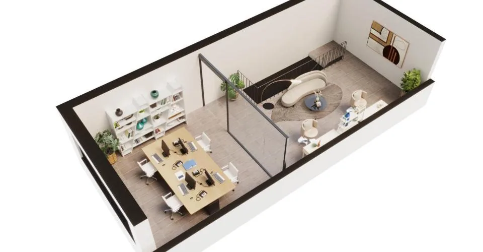 Atelier, bureau ou dépôt - surface modulable à louer à Domdidier