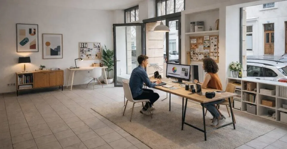 Studio et espace de projet dans le Paulusquartier - également disponible temporairement