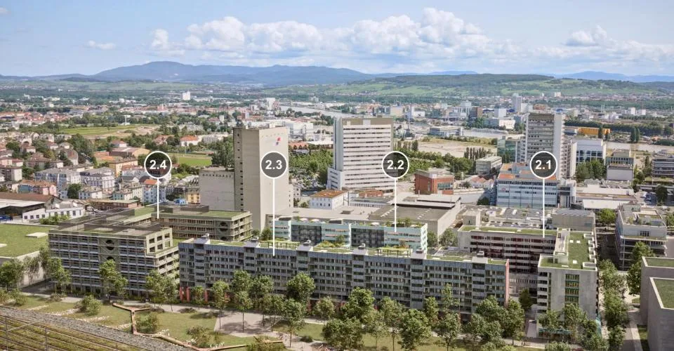 Volta Basel - Espace commercial attractif (D270) dans un nouveau projet immobilier