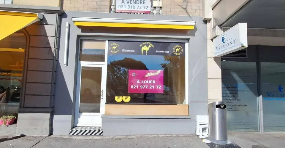 Local commercial avec emplacement privilégié