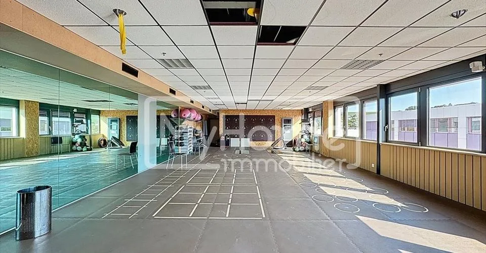 Salle de fitness de 967 m2 à Lonay entièrement équipée à louer