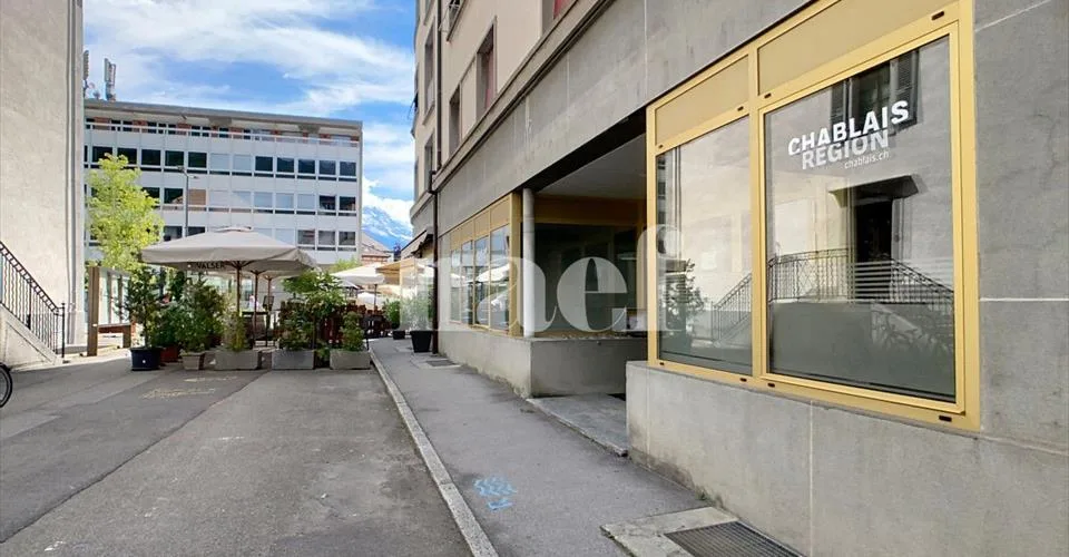 Local au centre-ville d'Aigle