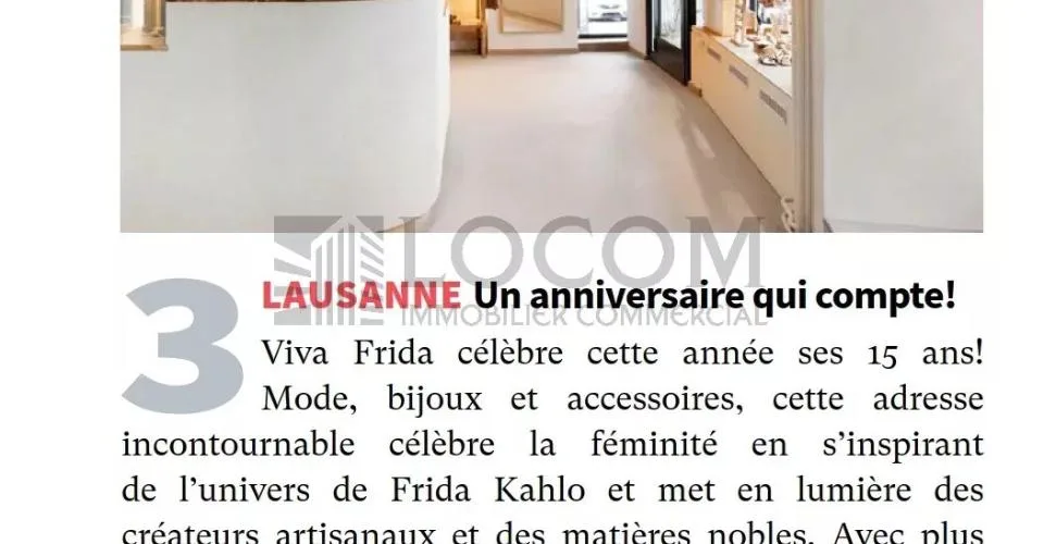 Viva Frida Lausanne ? votre commerce au centre-ville
