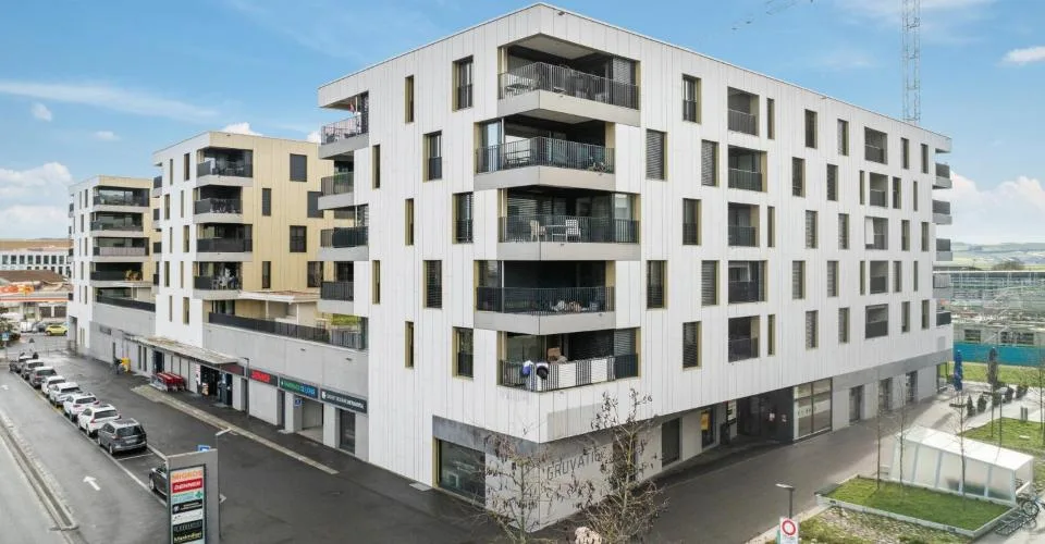 Au sein d'un centre commercial à Orbe