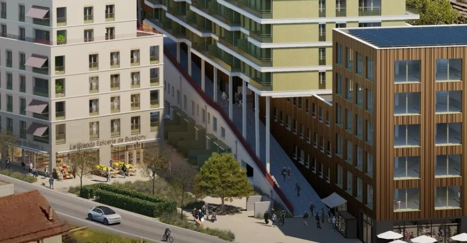 Arcade au coeur du quartier CôtéGare à Bussigny