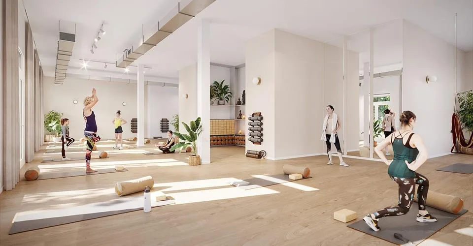 Espace idéal pour un studio de yoga-pilates-fitness