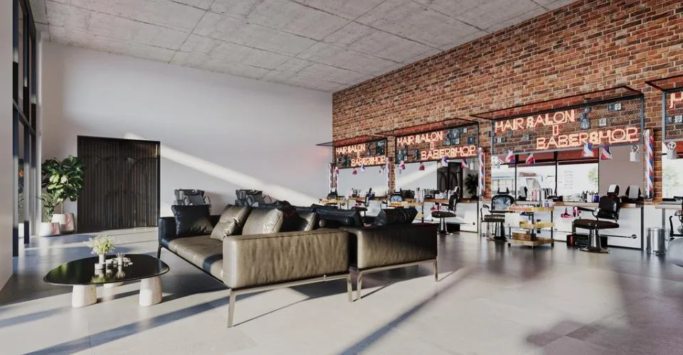 Belle arcade dans nouveau bâtiment
