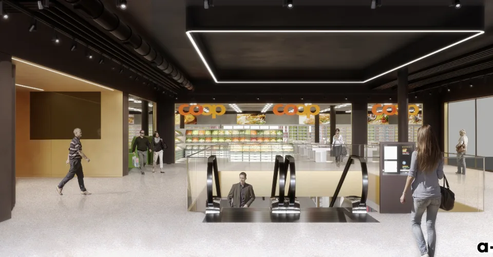 Surface commerciale No 10A d'env. 153m2 au MCentral, à Monthey