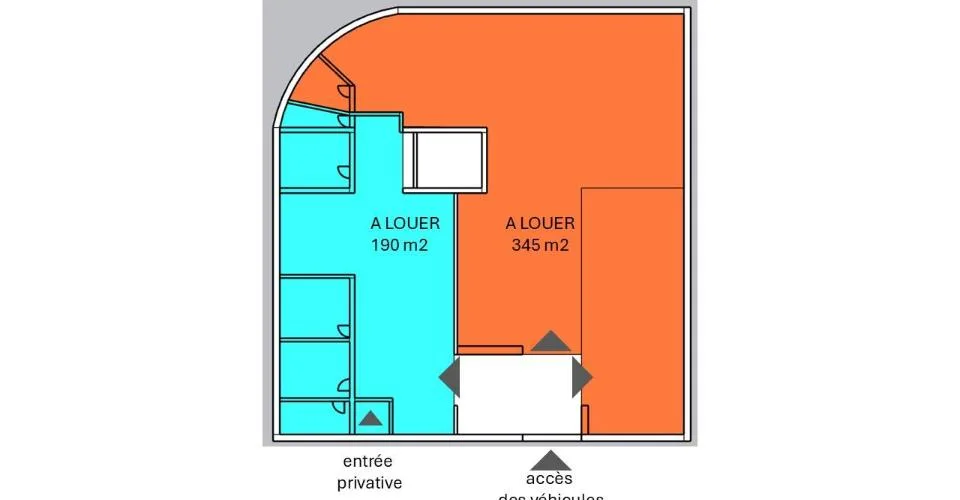 À LOUER - Locaux commerciaux modulables dès 90 m² - Sierre centre