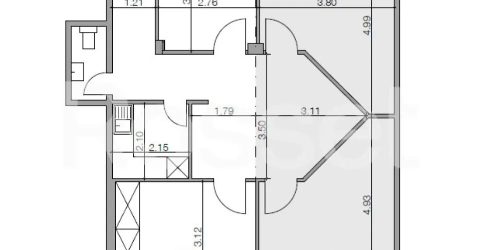 Arcade d'env. 81 m² au rez-de-chaussée