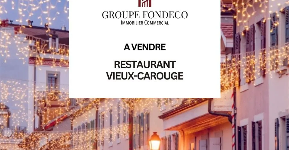 CAROUGE-Restaurant premium à vendre