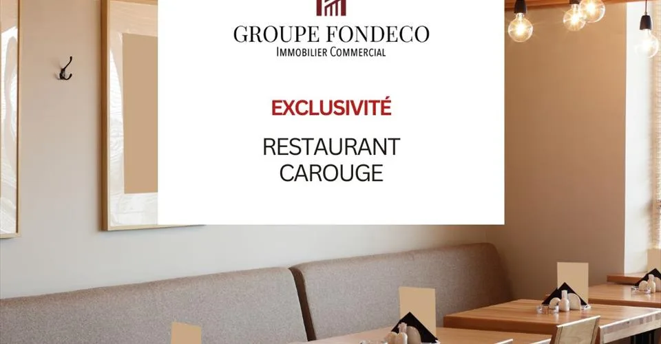 CAROUGE - Charmant restaurant entièrement aux normes
