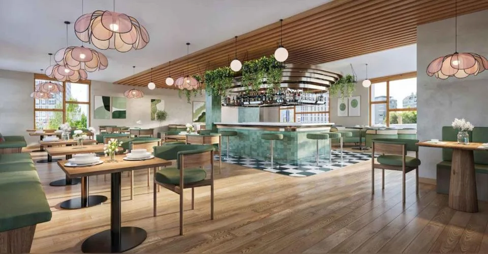 Petit-Saconnex - Neuf - Arcade - Restaurant - Rez de 203m2 + Sous-sol de 123m2