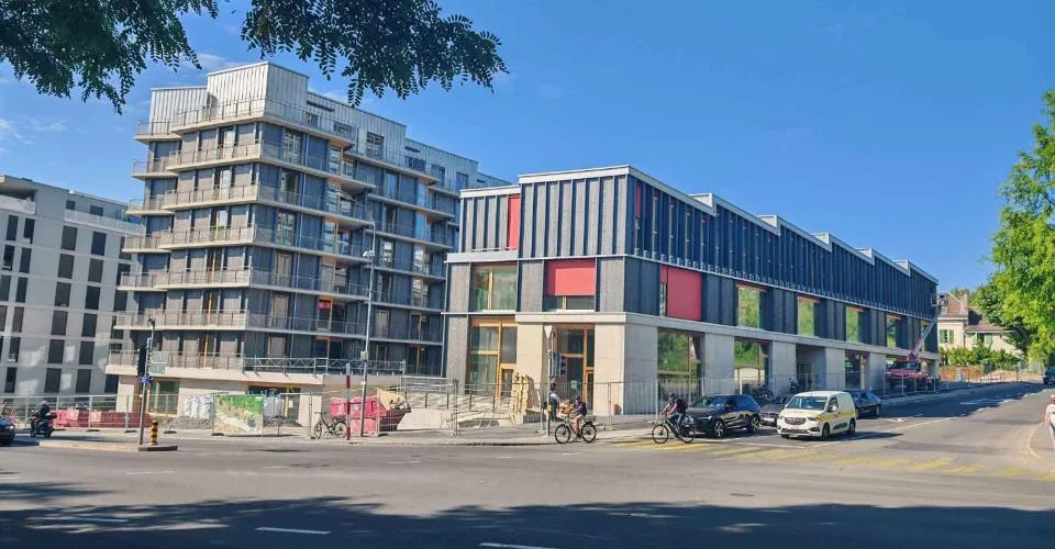 Petit-Saconnex - Neuf - Arcade - Restaurant - Rez de 203m2 + Sous-sol de 123m2