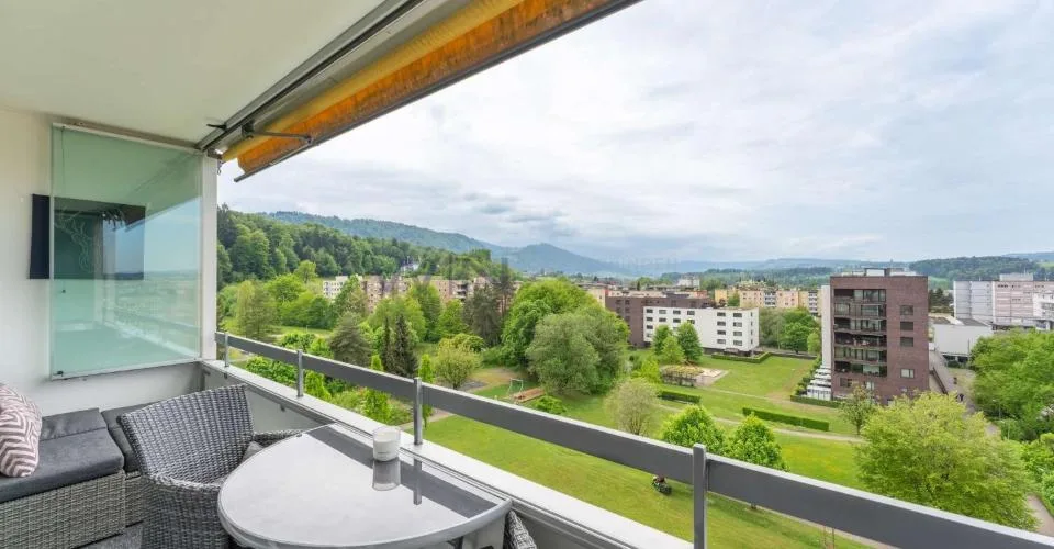 Hoch über den Wolken