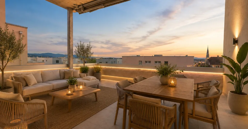 Magnifique appartement de 4,5 pièces avec grande terrasse et vue