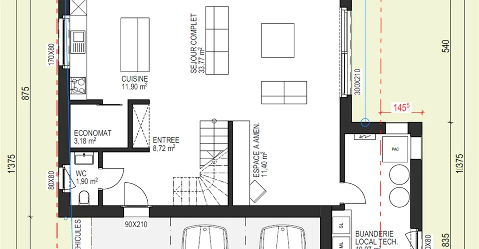 Magnifique villa d'architecte sur plans