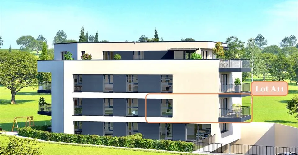 Magnificent 4.5-room apartment with balcony in Attalens (A11) – photo 4 of 14