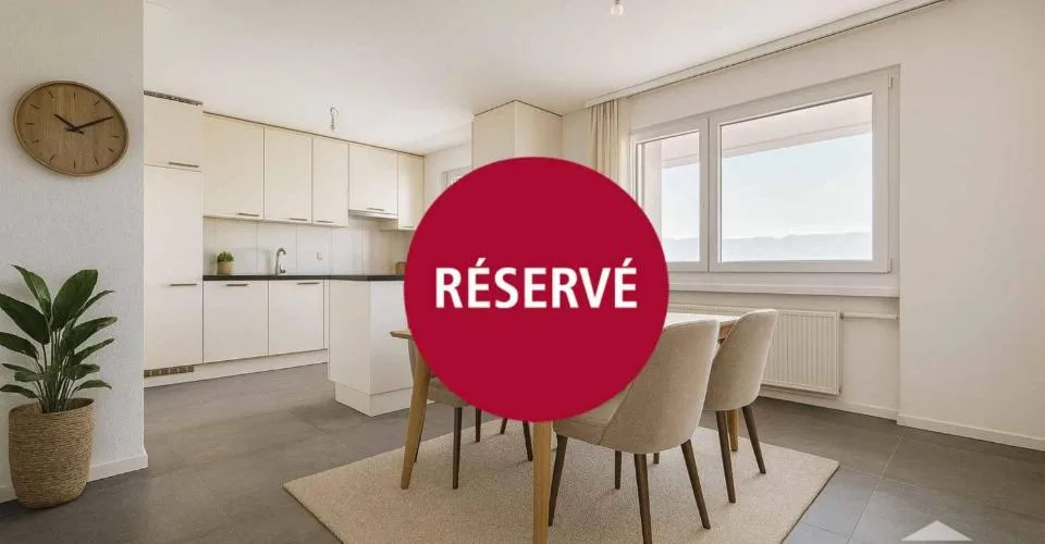 Appartement 4.5 pièces rénovéavec vue dégagée